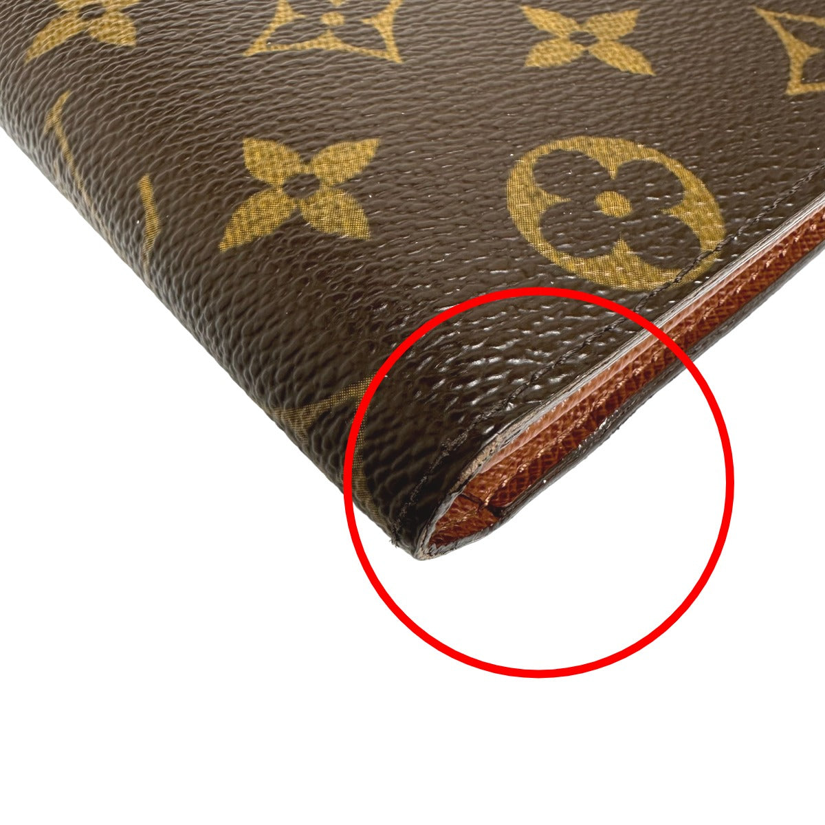 LOUIS VUITTON Bifold Wallet M60026 Monogram canvas Brown Bifold Wallet Monogram Portefeuille Florin unisex(Unisex) Used Authentic