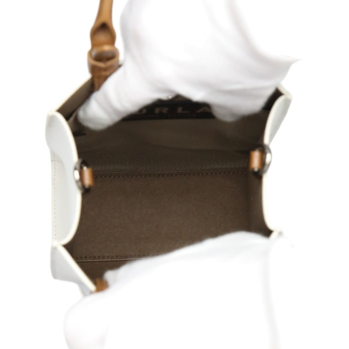 Furla Shoulder Bag WB00729-BX1230-1843S leather leather white Shoulder Bag WB00729-BX1230-1843S Women Used Authentic