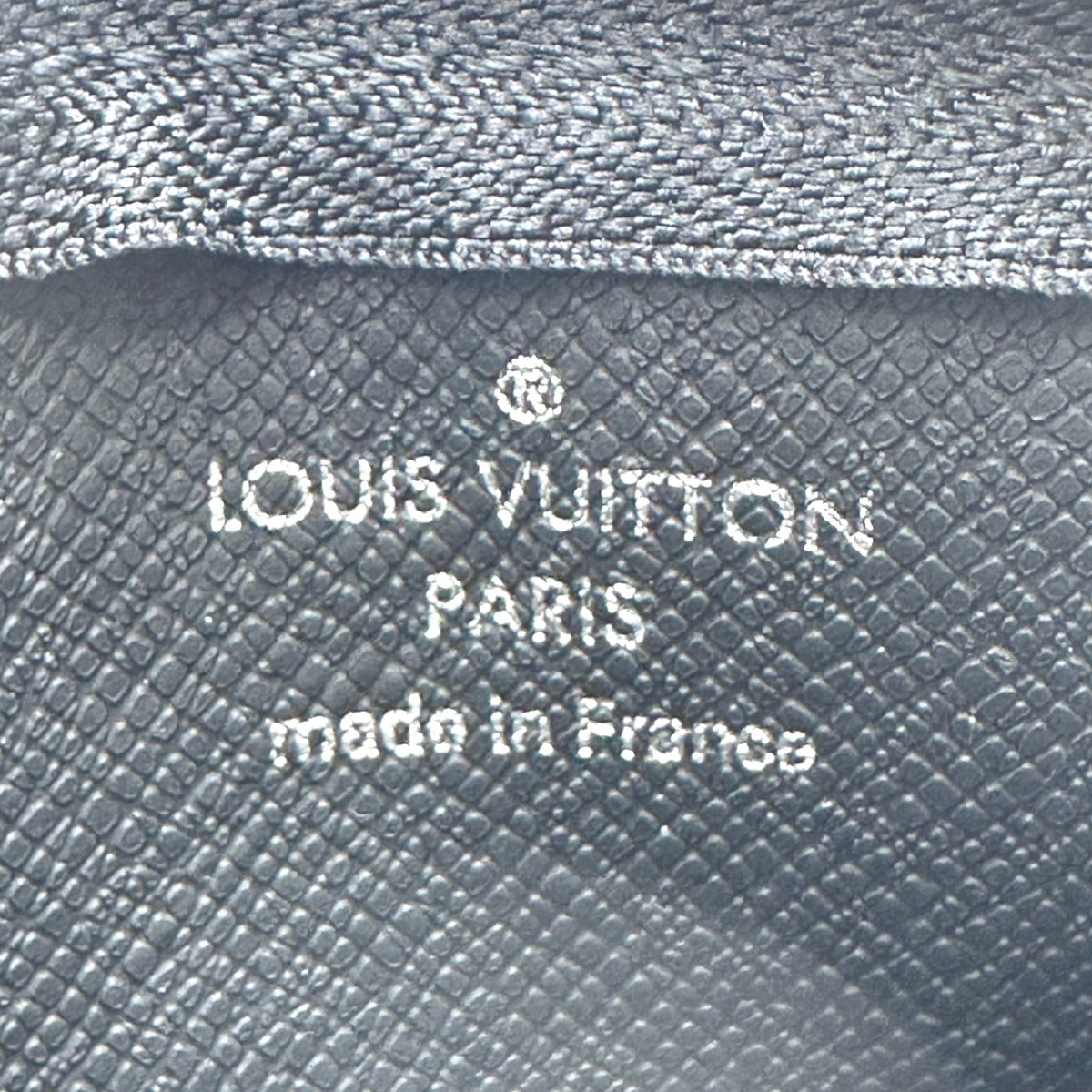 LOUIS VUITTON Key case Key holder N60155 Damier Grafitto Canvas gray Graphite Pochette Cre
