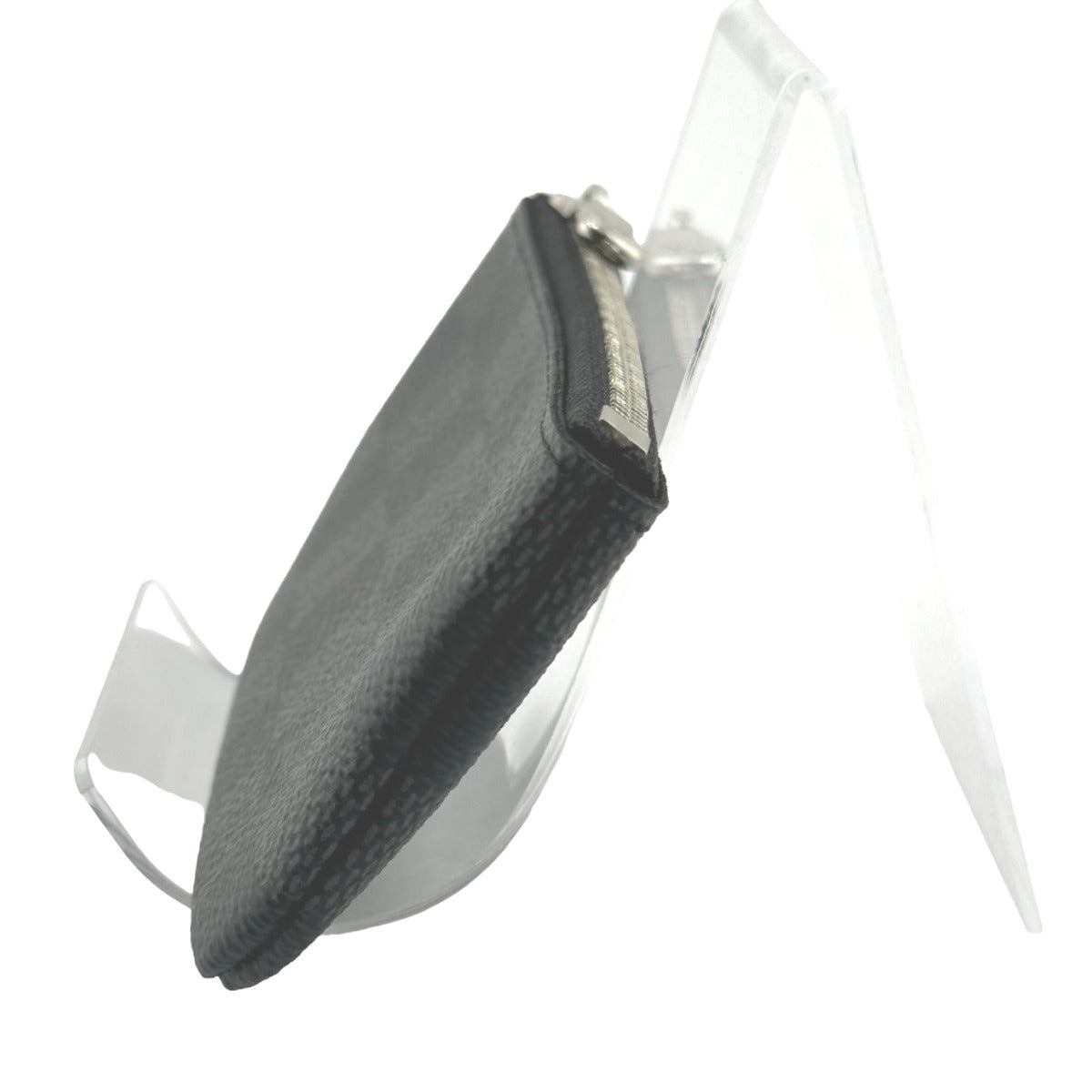 LOUIS VUITTON Key case Key holder N60155 Damier Grafitto Canvas gray Graphite Pochette Cre