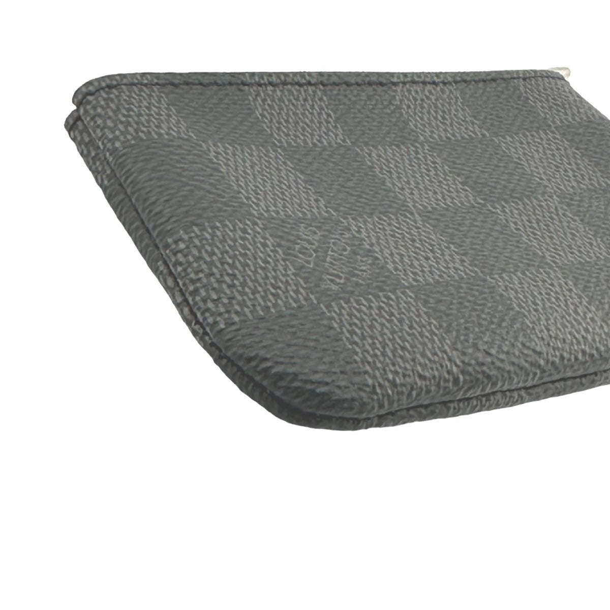 LOUIS VUITTON Key case Key holder N60155 Damier Grafitto Canvas gray Graphite Pochette Cre
