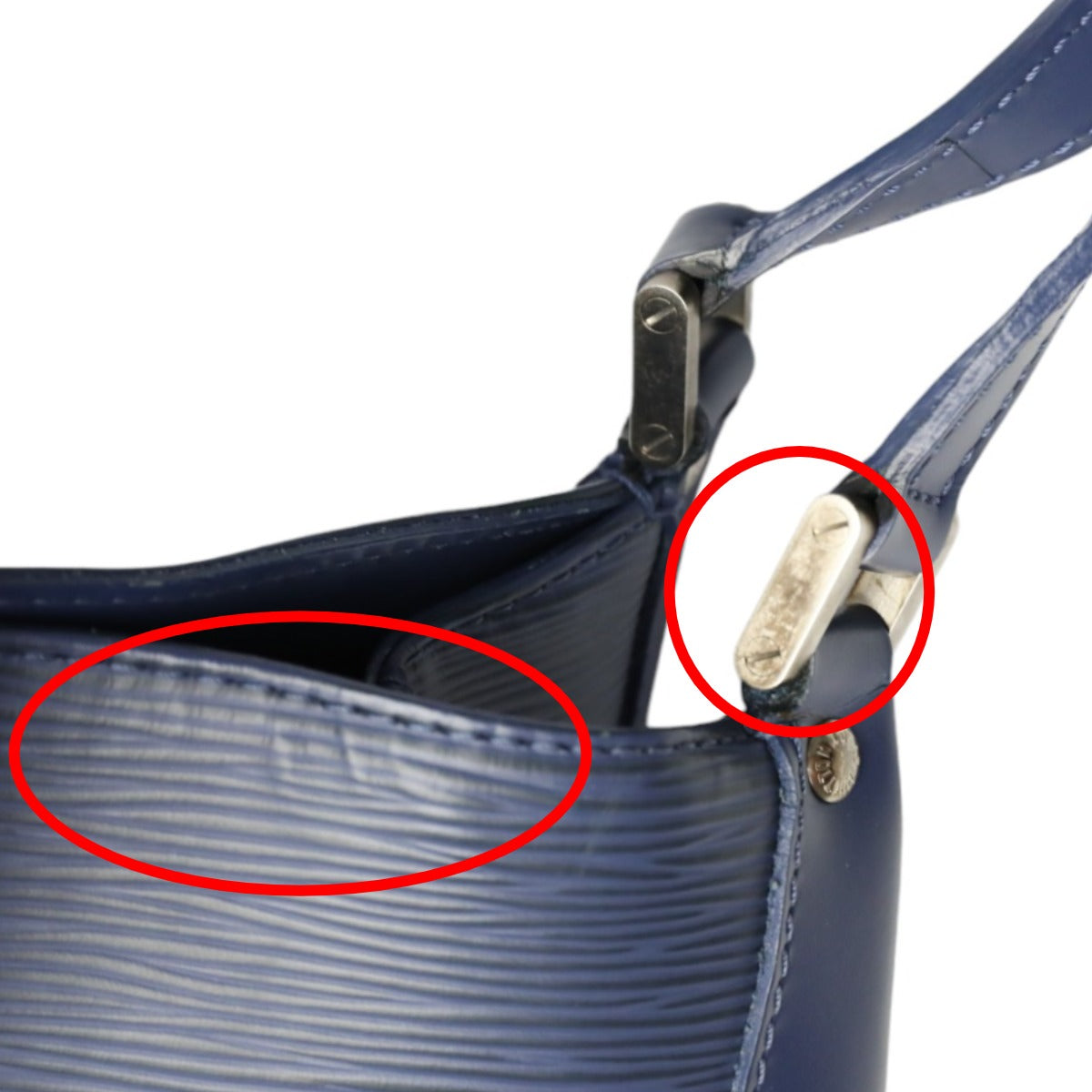 LOUIS VUITTON Shoulder Bag M5917G Epi Leather blue Shoulder Bag Epi Mandala PM Women Used Authentic