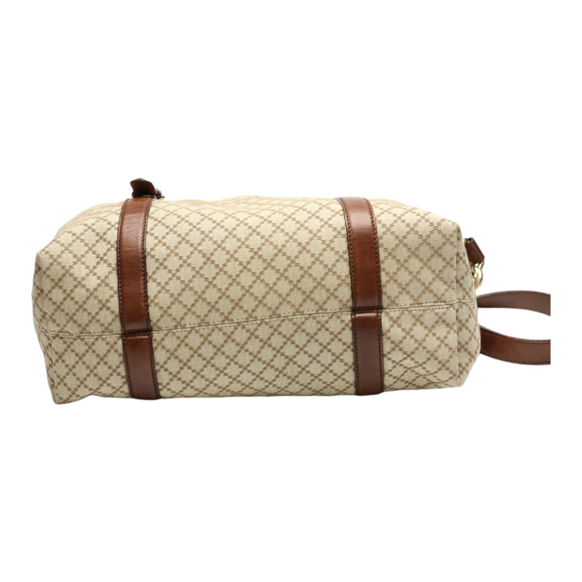GUCCI Tote Bag 282346 canvas Antique brown Diamante