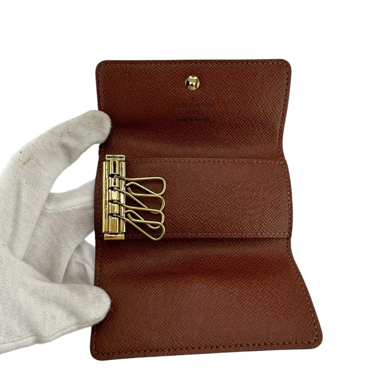 LOUIS VUITTON Key case Key holder M62631 Monogram canvas Brown Monogram Key case for 4 Key holder