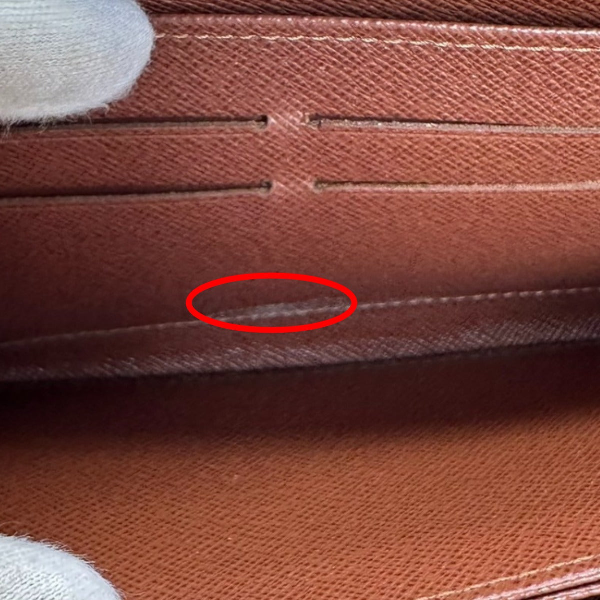 LOUIS VUITTON Long Wallet Purse M60017 Monogram canvas, leather Brown Monogram Zip Around