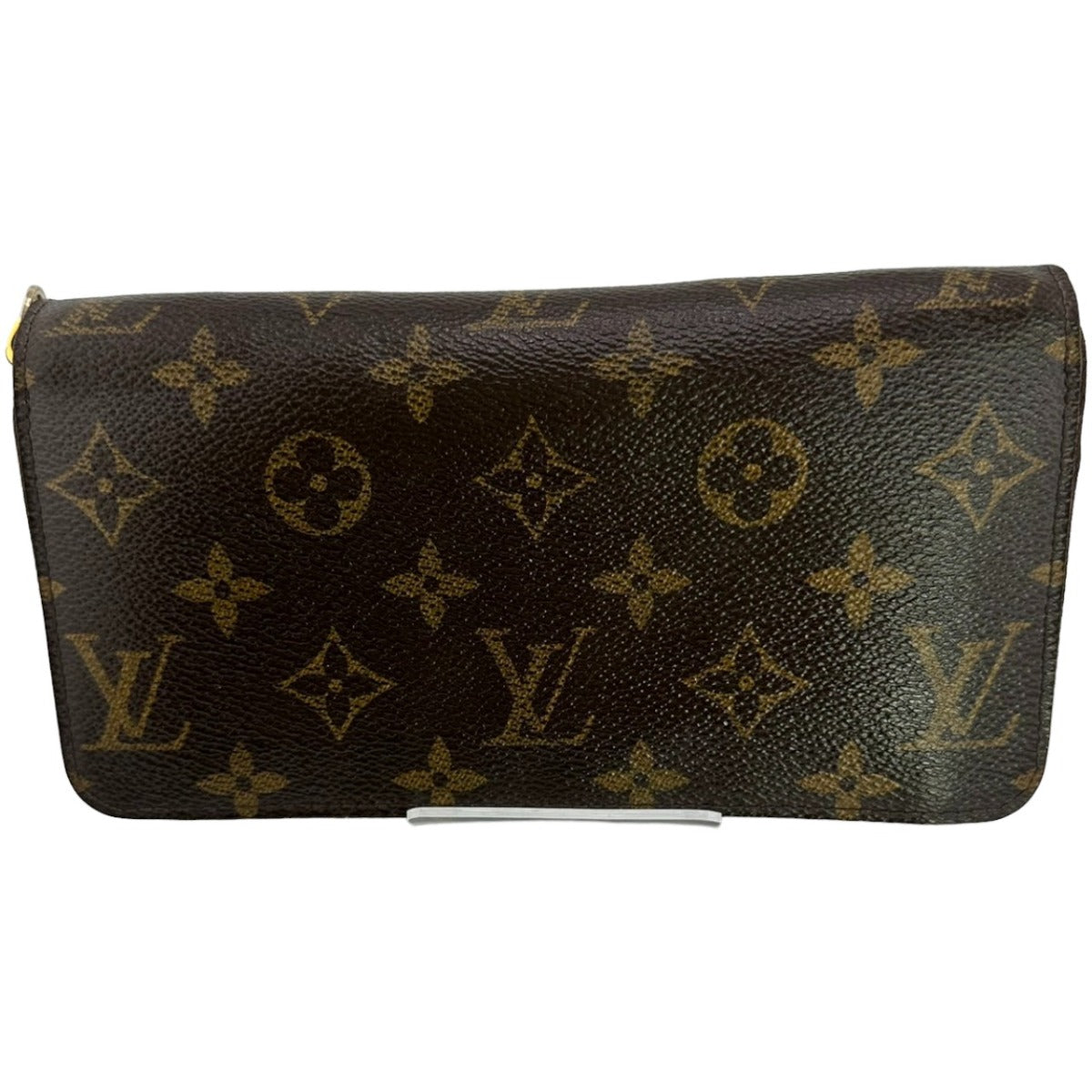 LOUIS VUITTON Long Wallet Purse M60017 Monogram canvas, leather Brown Monogram Zip Around
