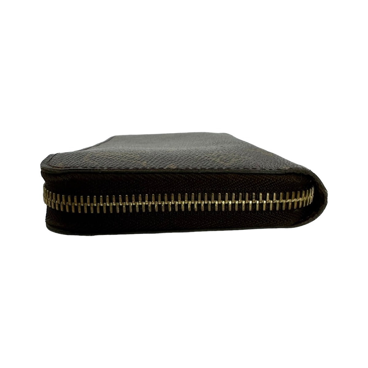 LOUIS VUITTON Long Wallet Purse M60017 Monogram canvas, leather Brown Monogram Zip Around