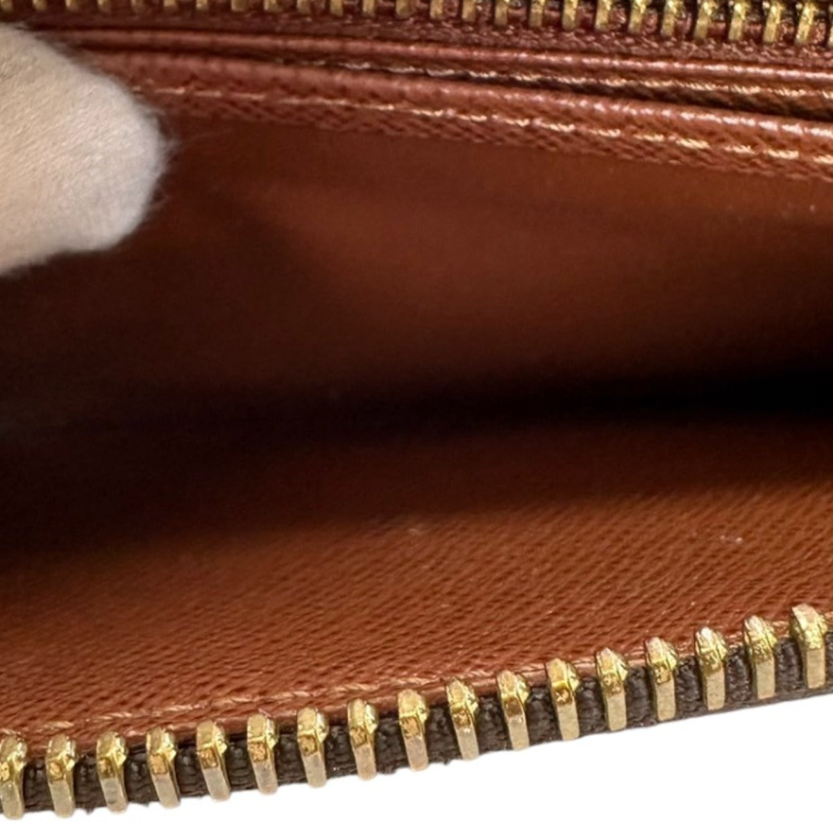 LOUIS VUITTON Long Wallet Purse M60017 Monogram canvas, leather Brown Monogram Zip Around