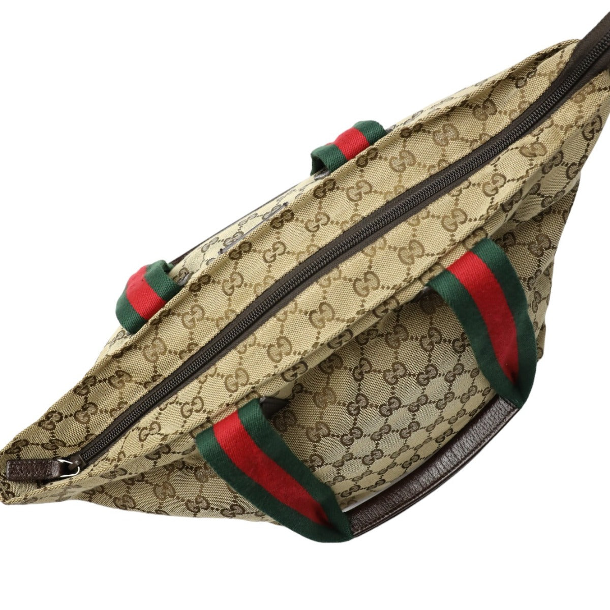 GUCCI Tote Bag 131230 GG canvas GG canvas beige Handbag GG canvas Women Used Authentic