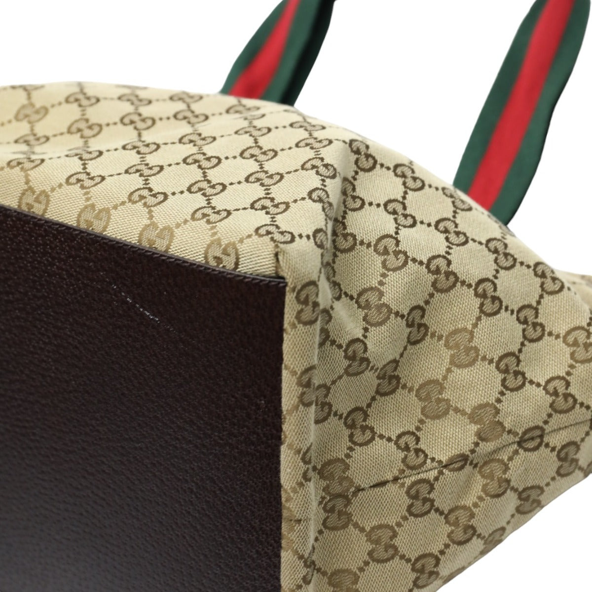 GUCCI Tote Bag 131230 GG canvas GG canvas beige Handbag GG canvas Women Used Authentic
