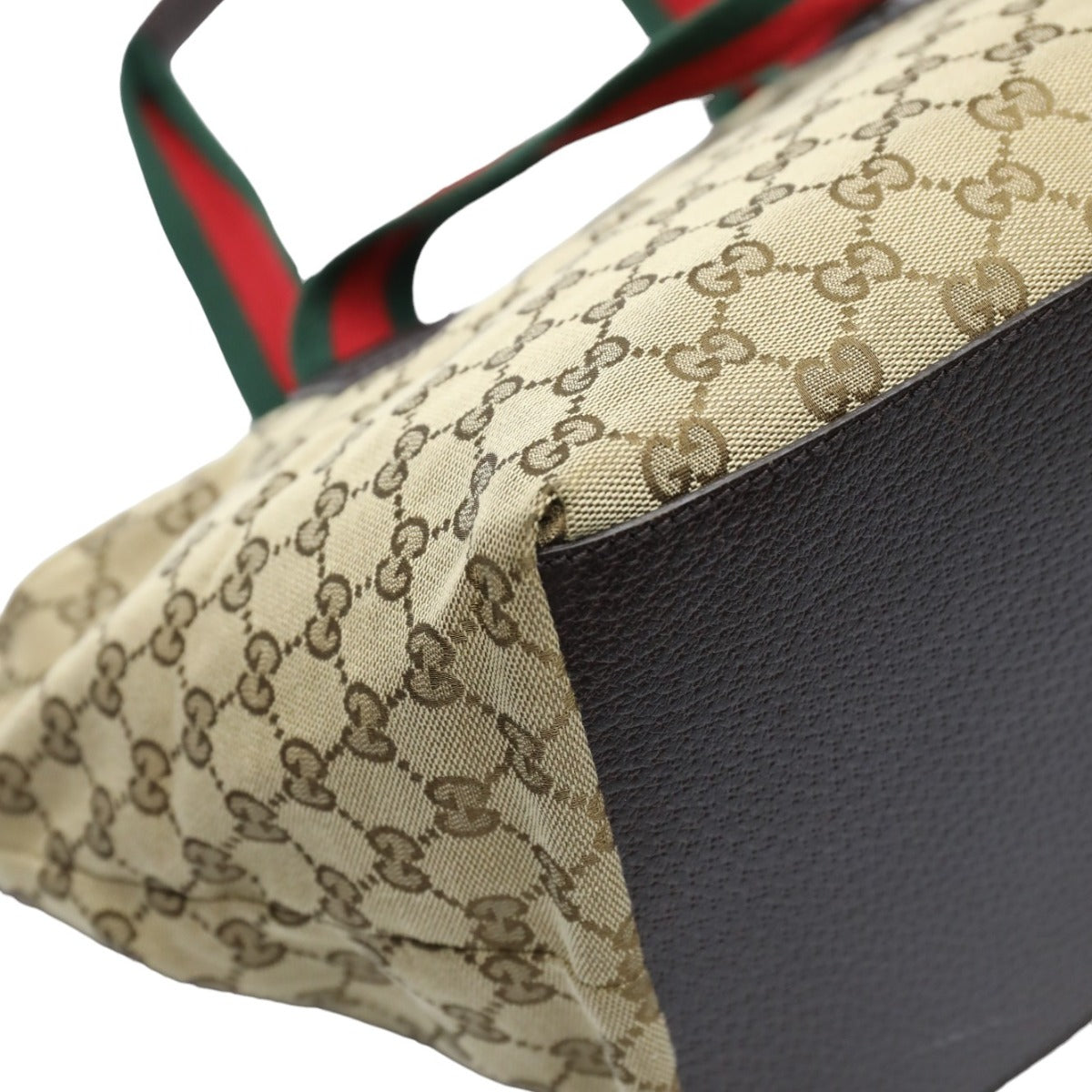 GUCCI Tote Bag 131230 GG canvas GG canvas beige Handbag GG canvas Women Used Authentic