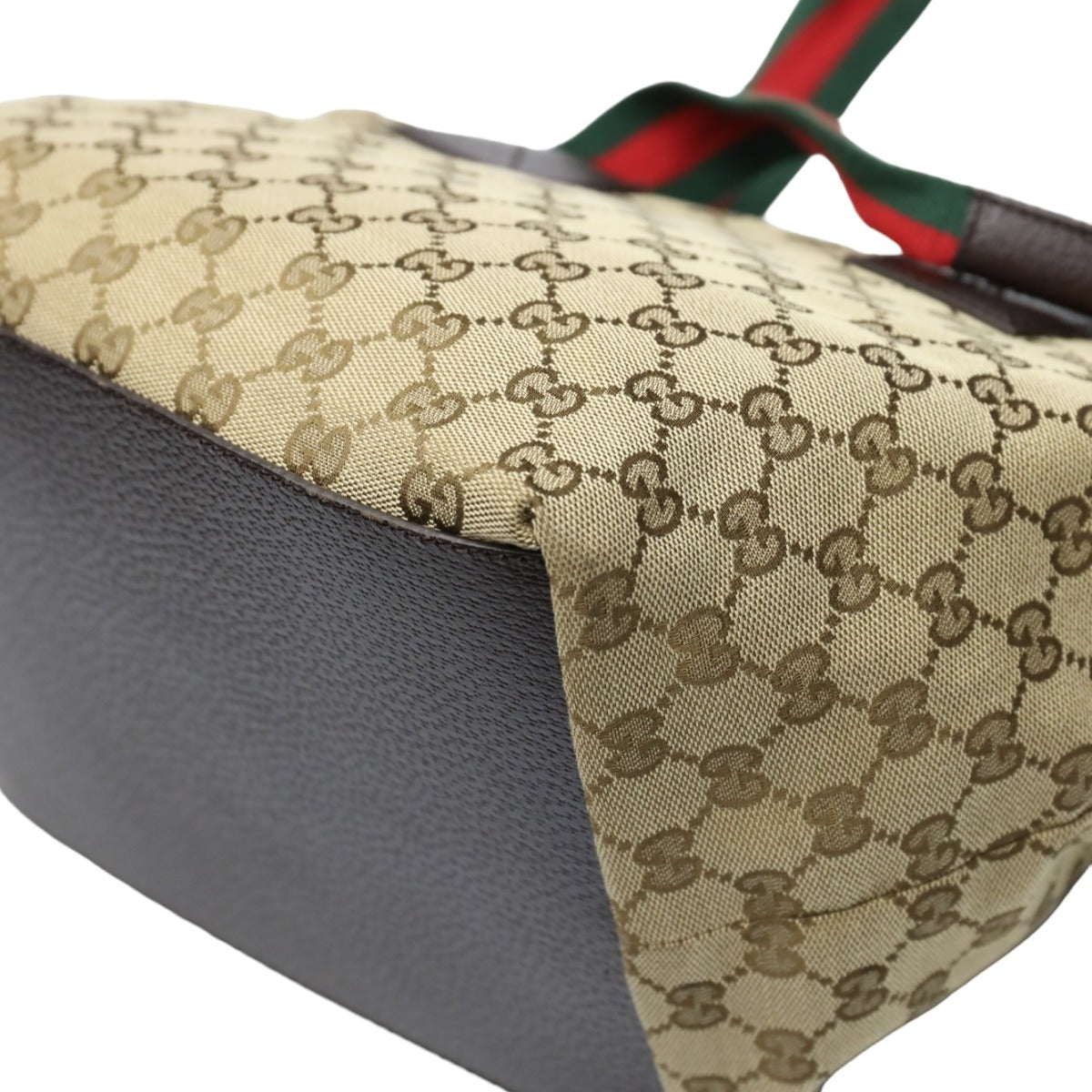 GUCCI Tote Bag 131230 GG canvas GG canvas beige Handbag GG canvas Women Used Authentic