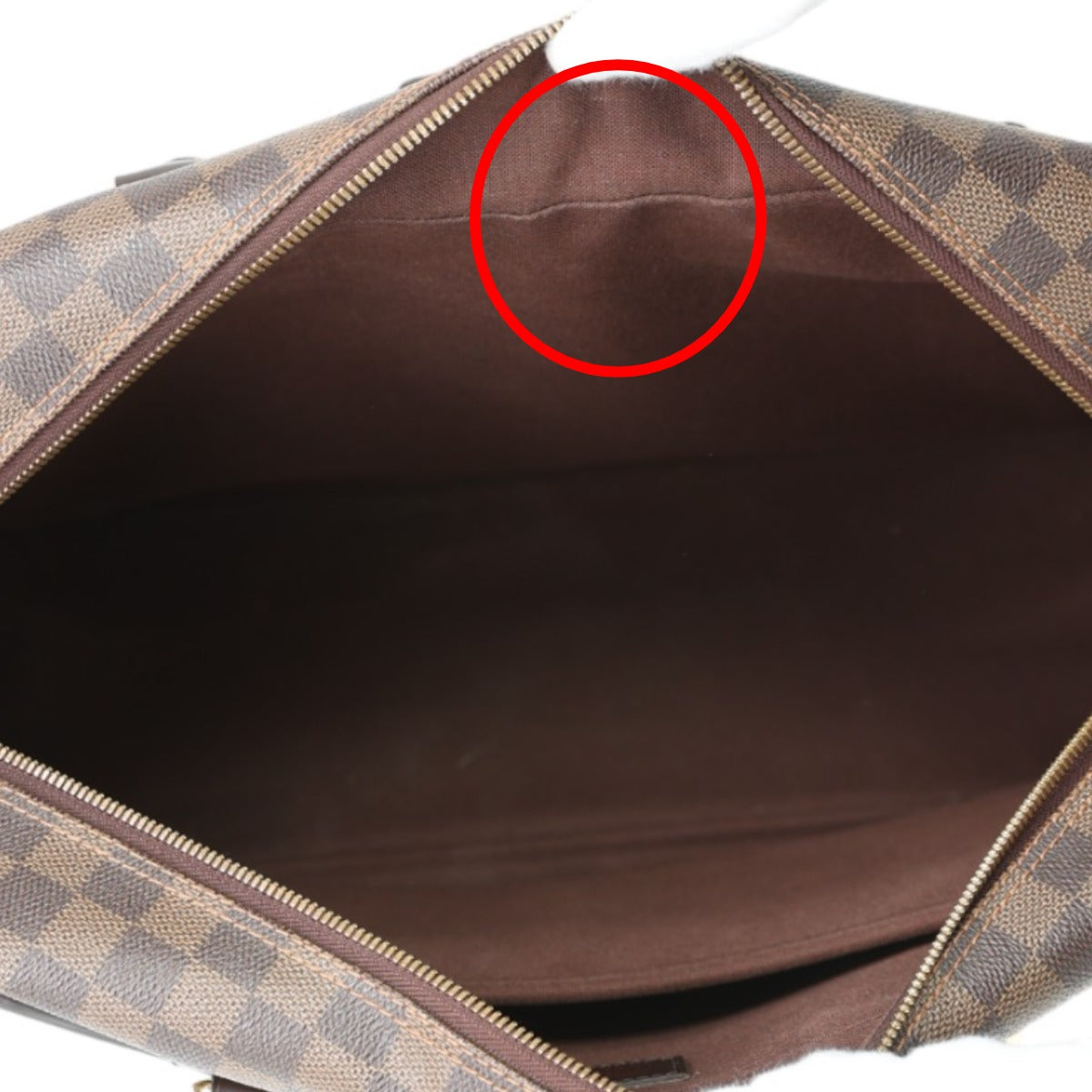LOUIS VUITTON Handbag N23252 Damier canvas Brown Handbag Damier Ikar unisex(Unisex) Used Authentic