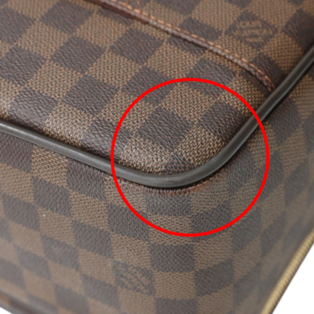 LOUIS VUITTON Handbag N23252 Damier canvas Brown Handbag Damier Ikar unisex(Unisex) Used Authentic