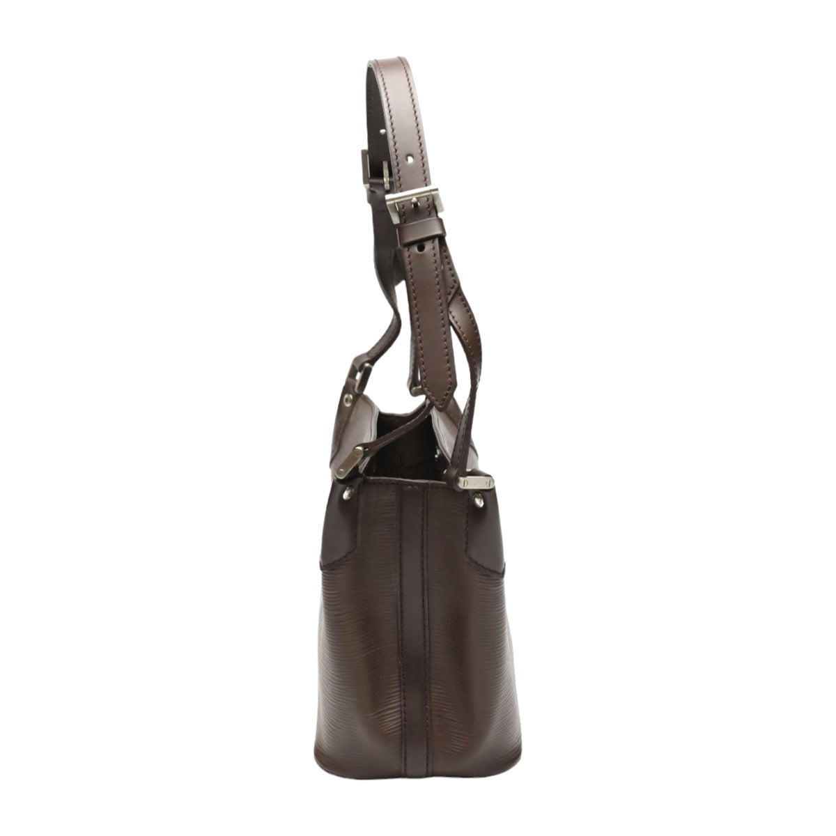 LOUIS VUITTON Tote Bag M5893D Epi Leather Brown mocha Epi Mandala PM Women Used Authentic