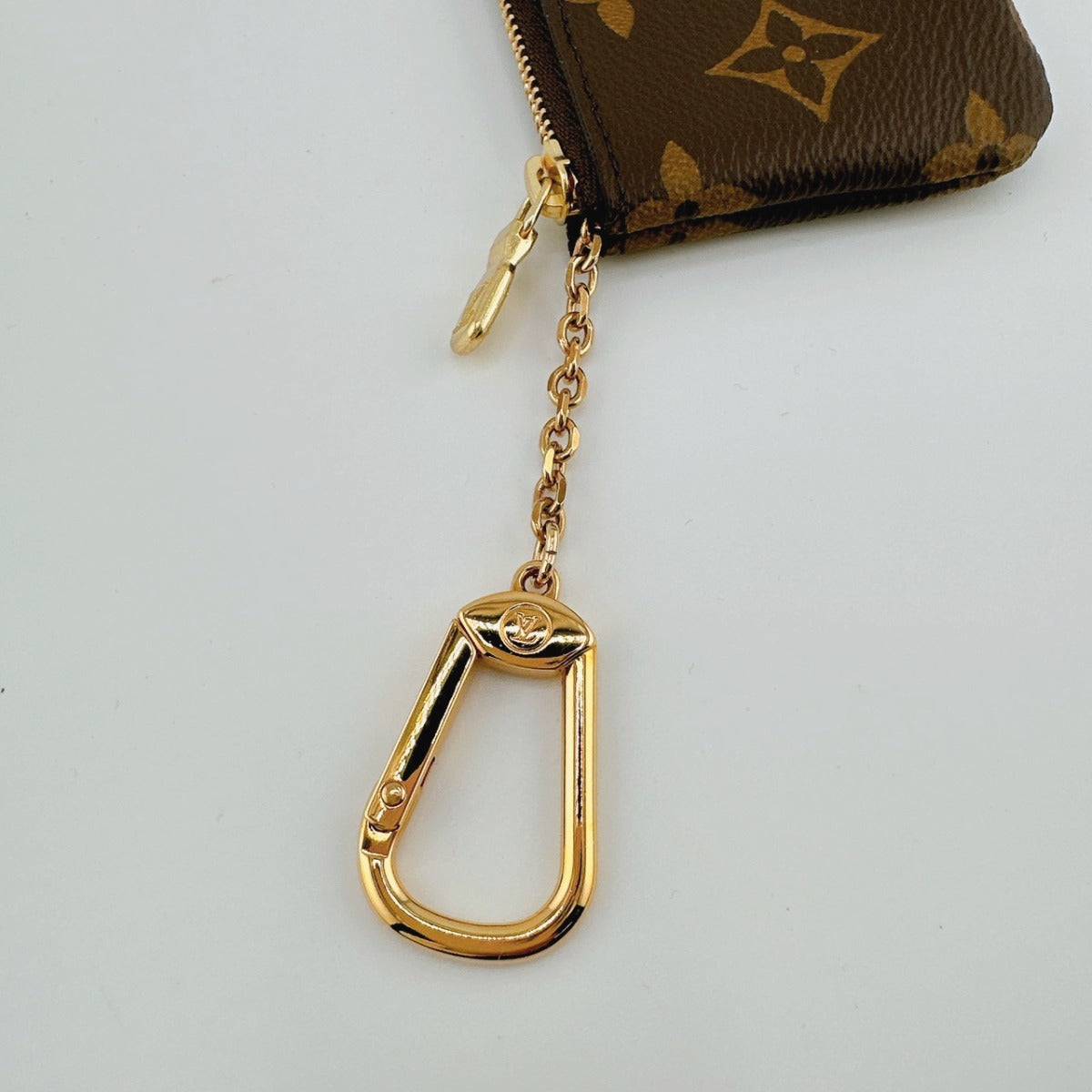 LOUIS VUITTON Key case Key holder M62650 Monogram canvas Brown Monogram Pochette Kle