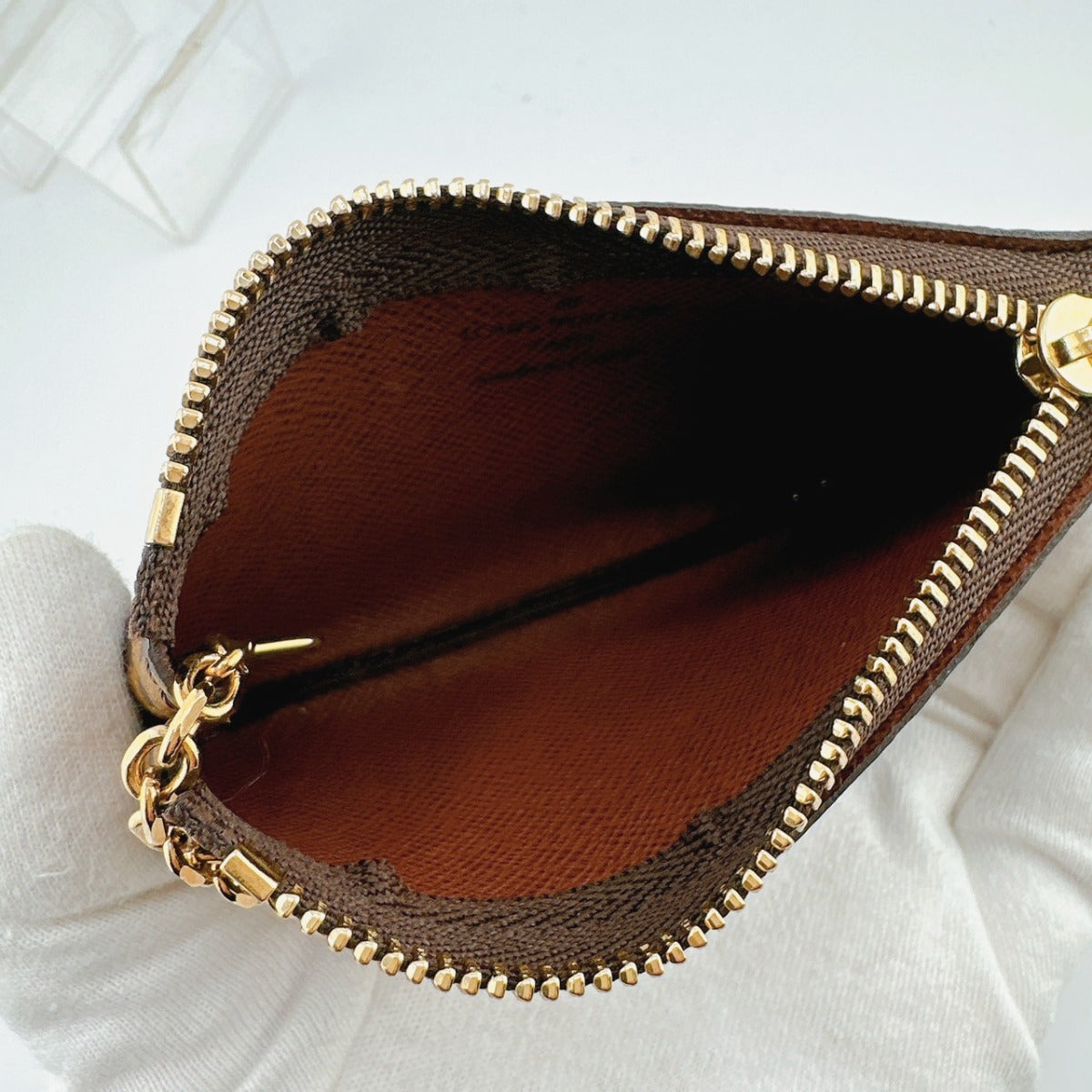 LOUIS VUITTON Key case Key holder M62650 Monogram canvas Brown Monogram Pochette Kle