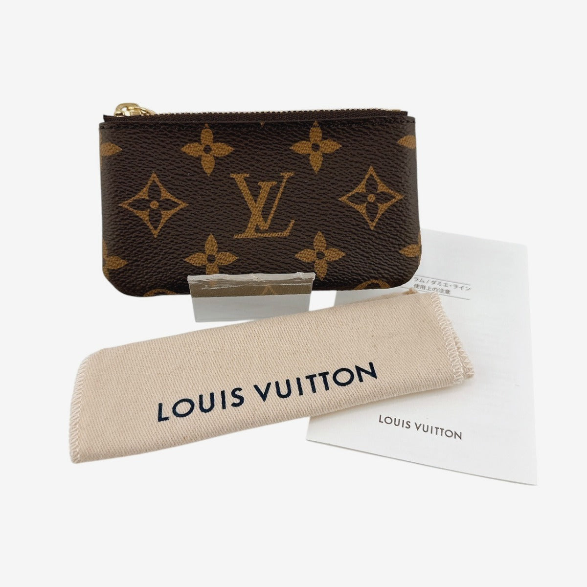 LOUIS VUITTON Key case Key holder M62650 Monogram canvas Brown Monogram Pochette Kle