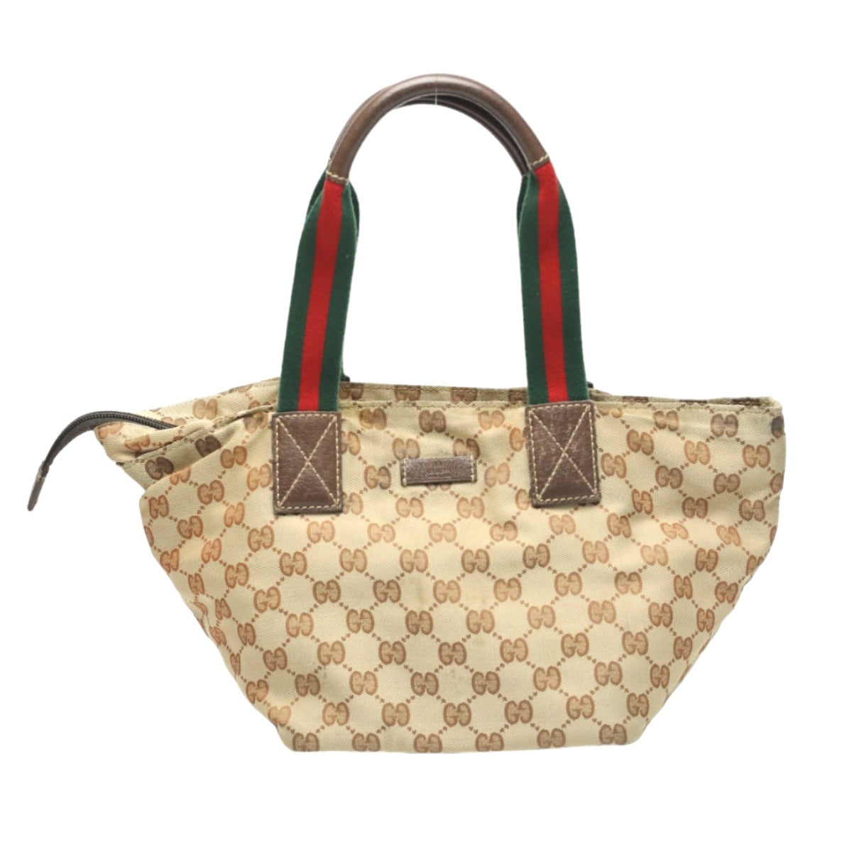 GUCCI Handbag 131228 GG canvas beige Tote Bag Sherry line Women Used Authentic