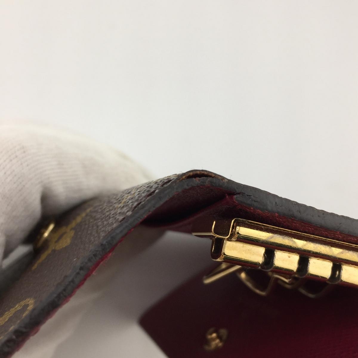 LOUIS VUITTON Key case Key holder M62631 Monogram canvas Brown Monogram Key case Key holder for 4 keys