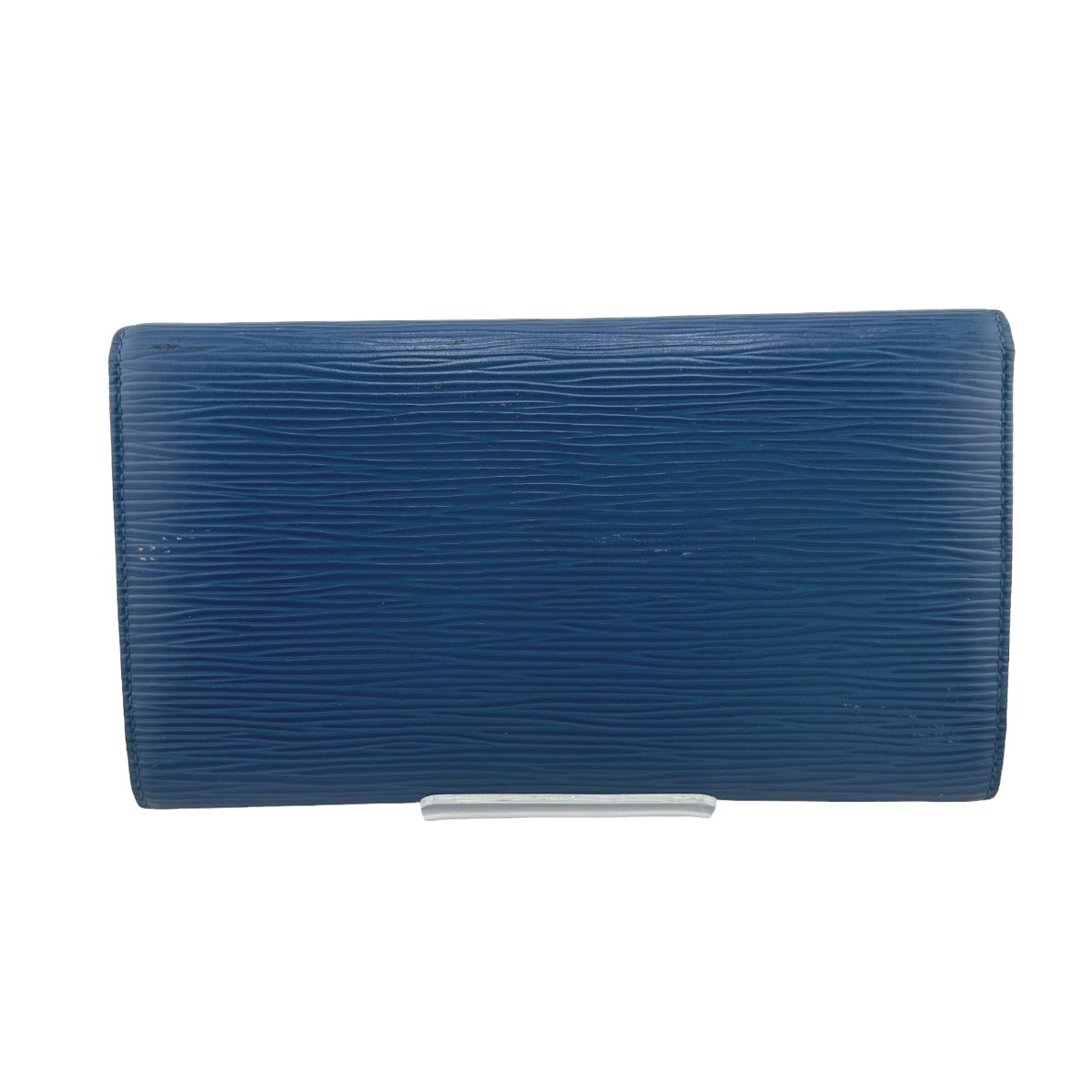 LOUIS VUITTON Long Wallet Purse M63385 Epi Leather Toledo Blue Epi Porte Tresor
