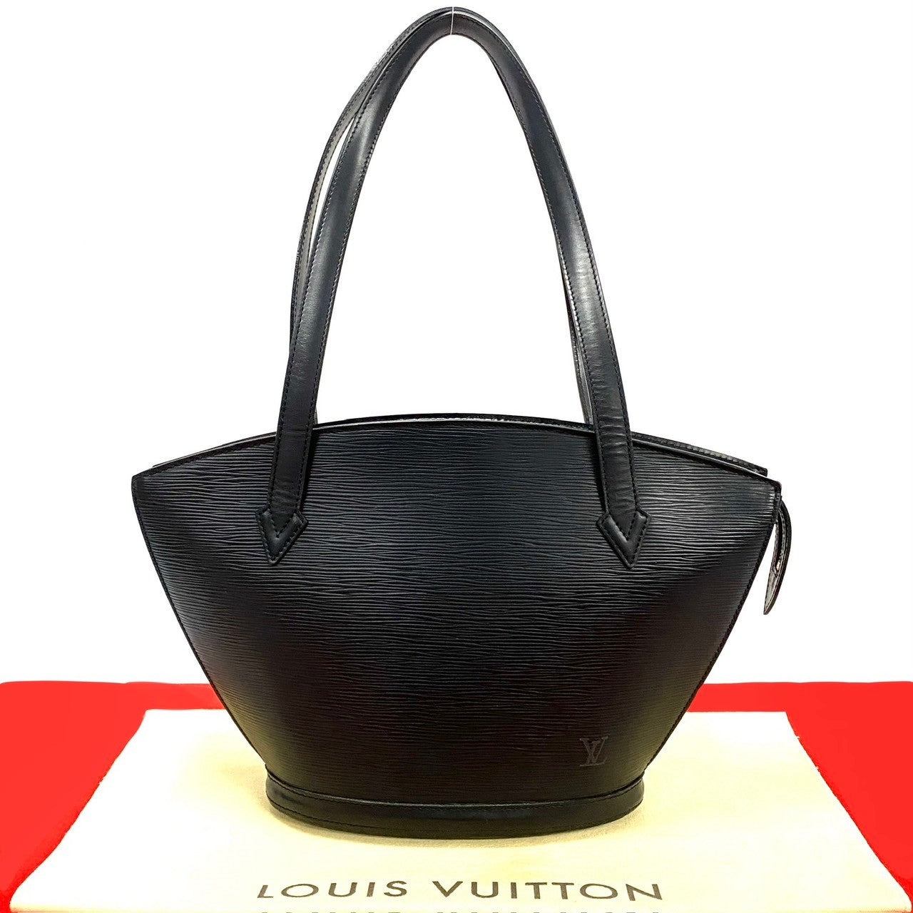 LOUIS VUITTON Shoulder Bag M52332 Epi Leather black Epi Saint Jacques Poignier Long