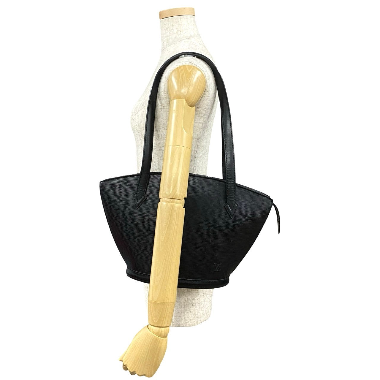 LOUIS VUITTON Shoulder Bag M52332 Epi Leather black Epi Saint Jacques Poignier Long