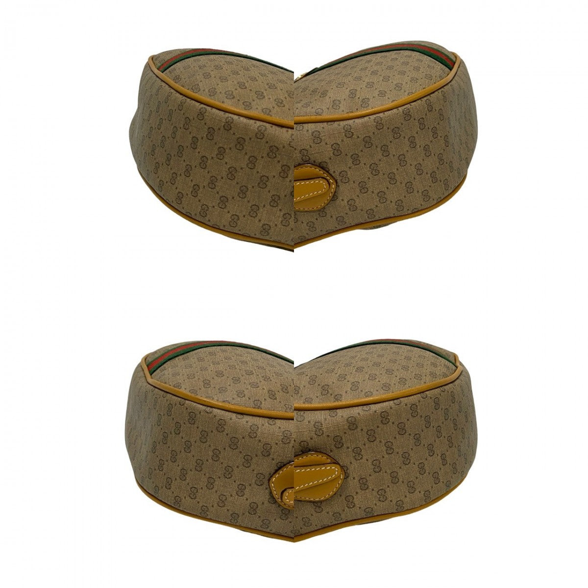 GUCCI Shoulder Bag leather Brown Sherry line