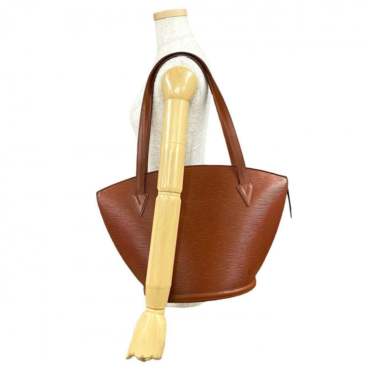 LOUIS VUITTON Tote Bag M52263 leather Brown Epi Sunjack shopping