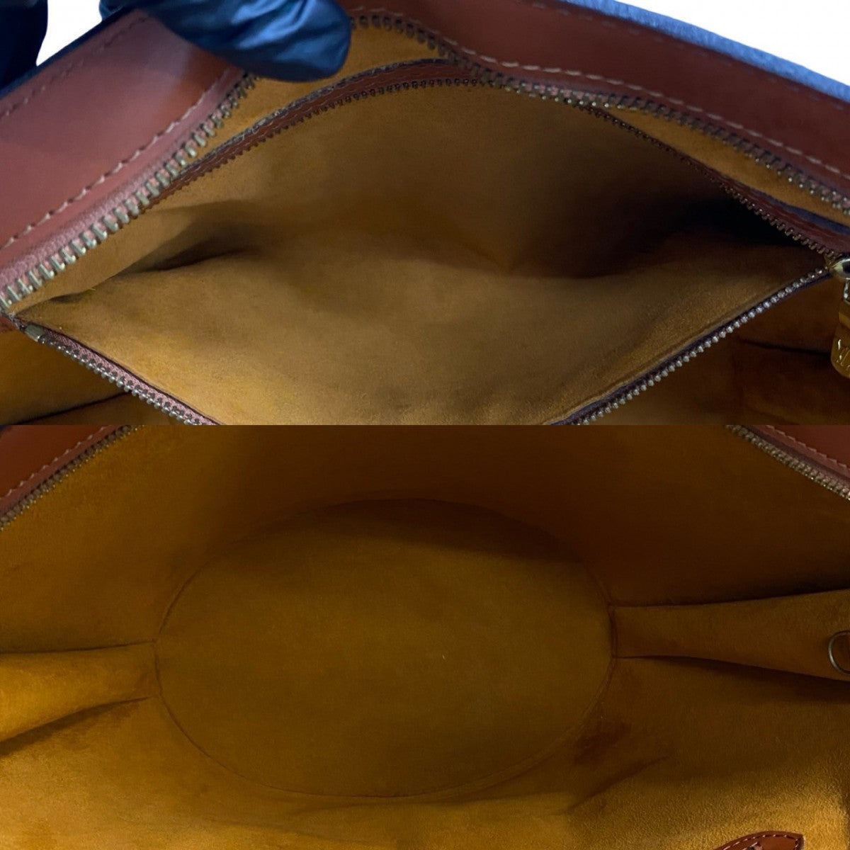 LOUIS VUITTON Tote Bag M52263 leather Brown Epi Sunjack shopping