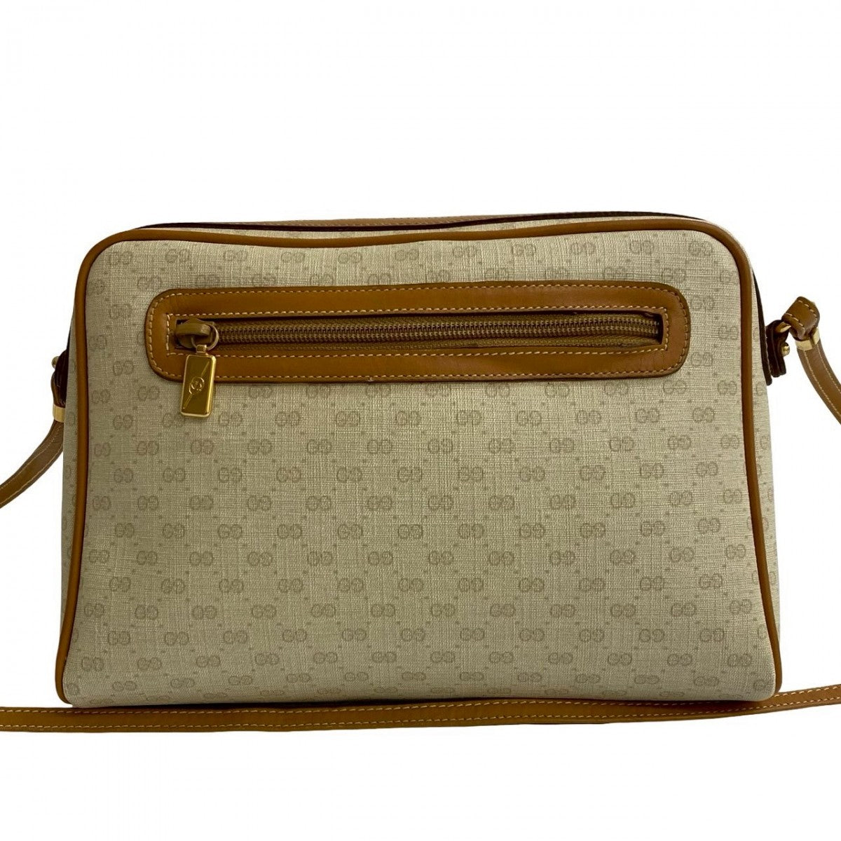 GUCCI Shoulder Bag leather Brown