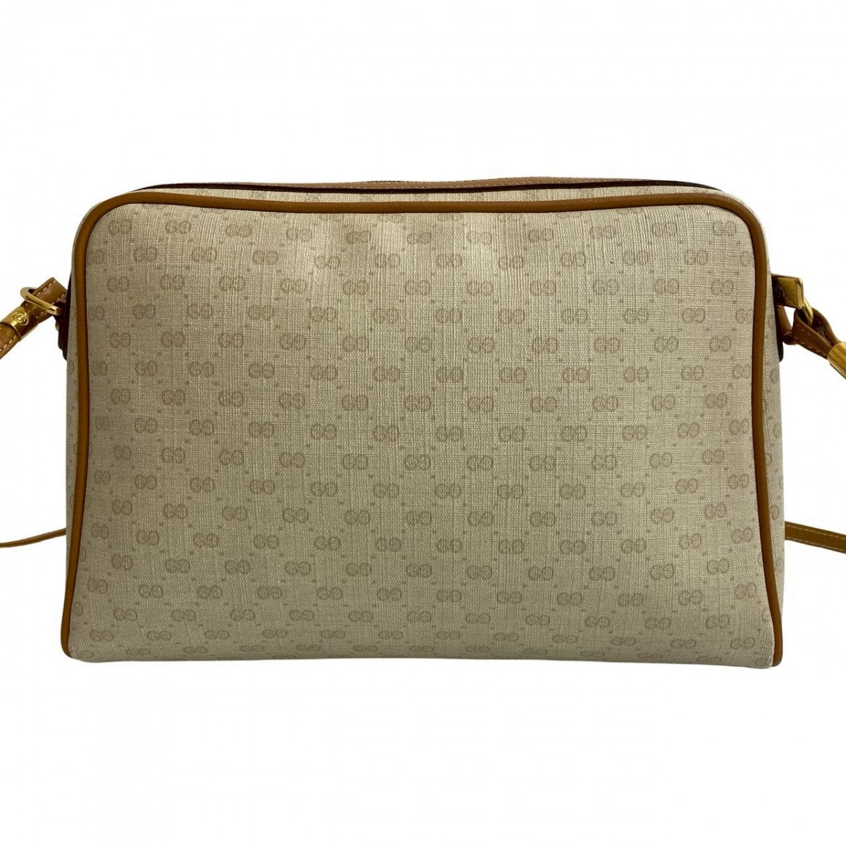 GUCCI Shoulder Bag leather Brown