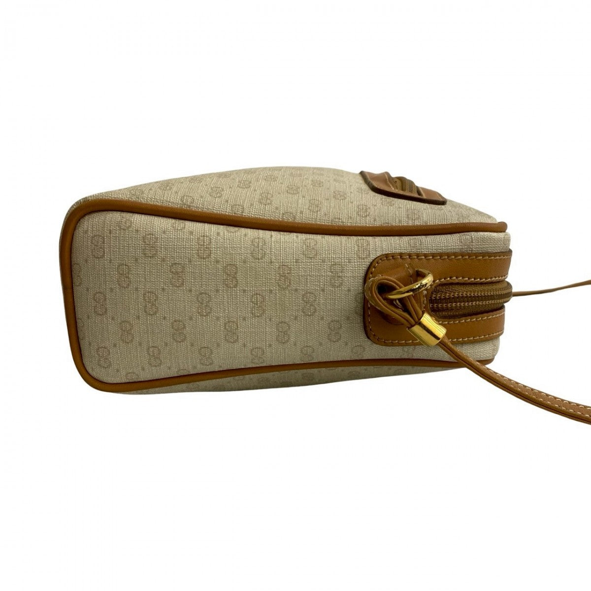 GUCCI Shoulder Bag leather Brown