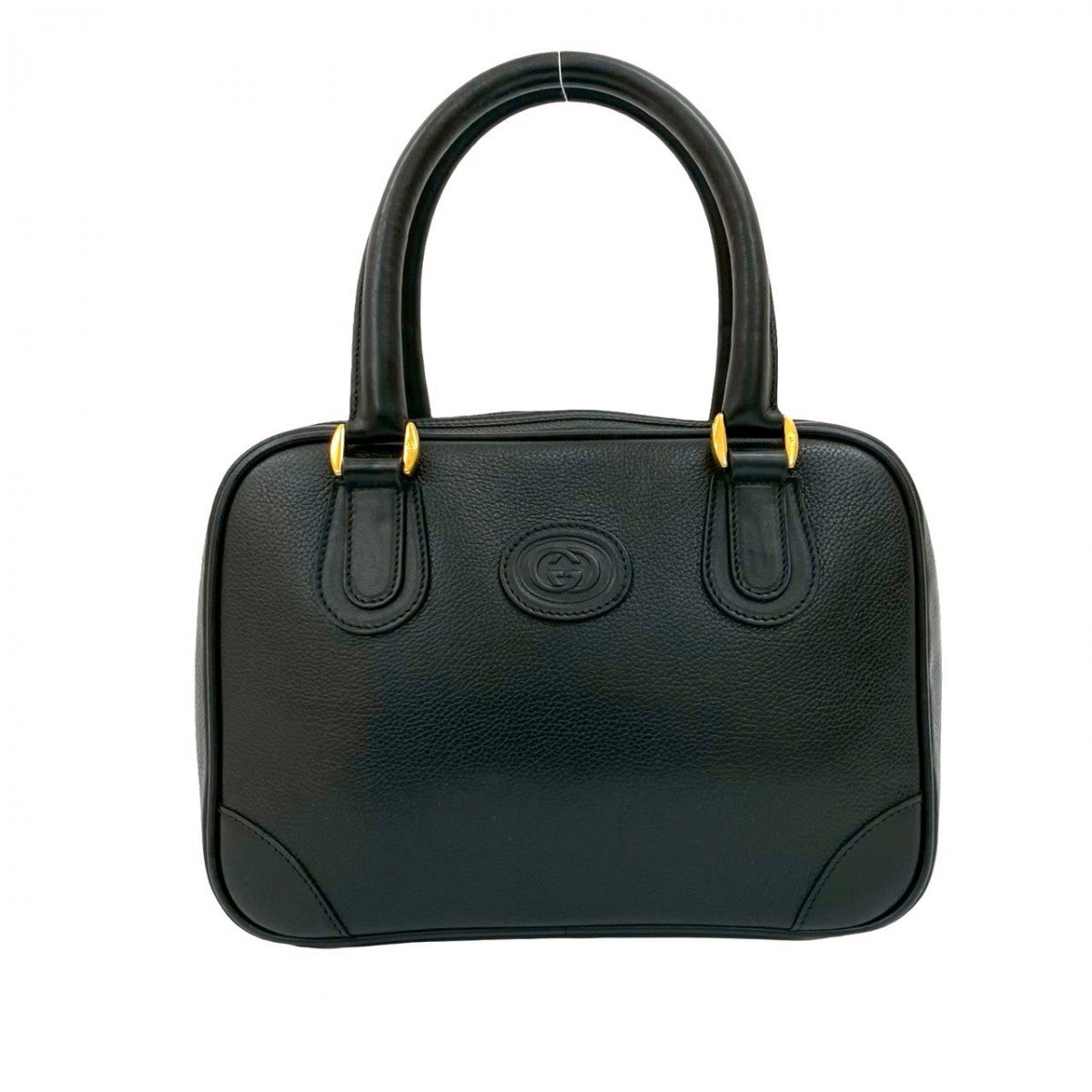 GUCCI Handbag leather black