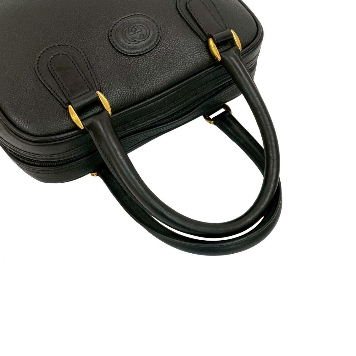 GUCCI Handbag leather black