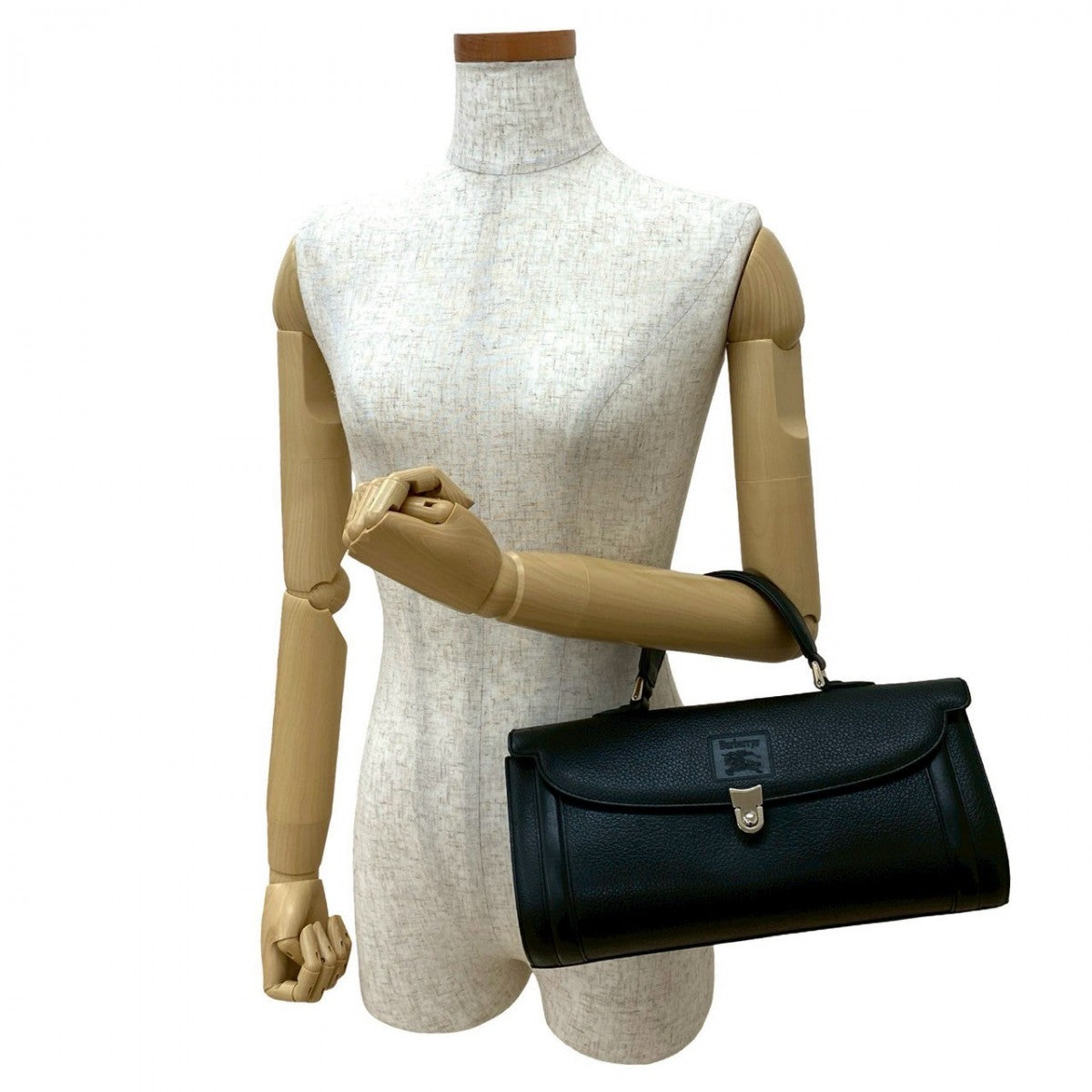 BURBERRY Handbag leather black