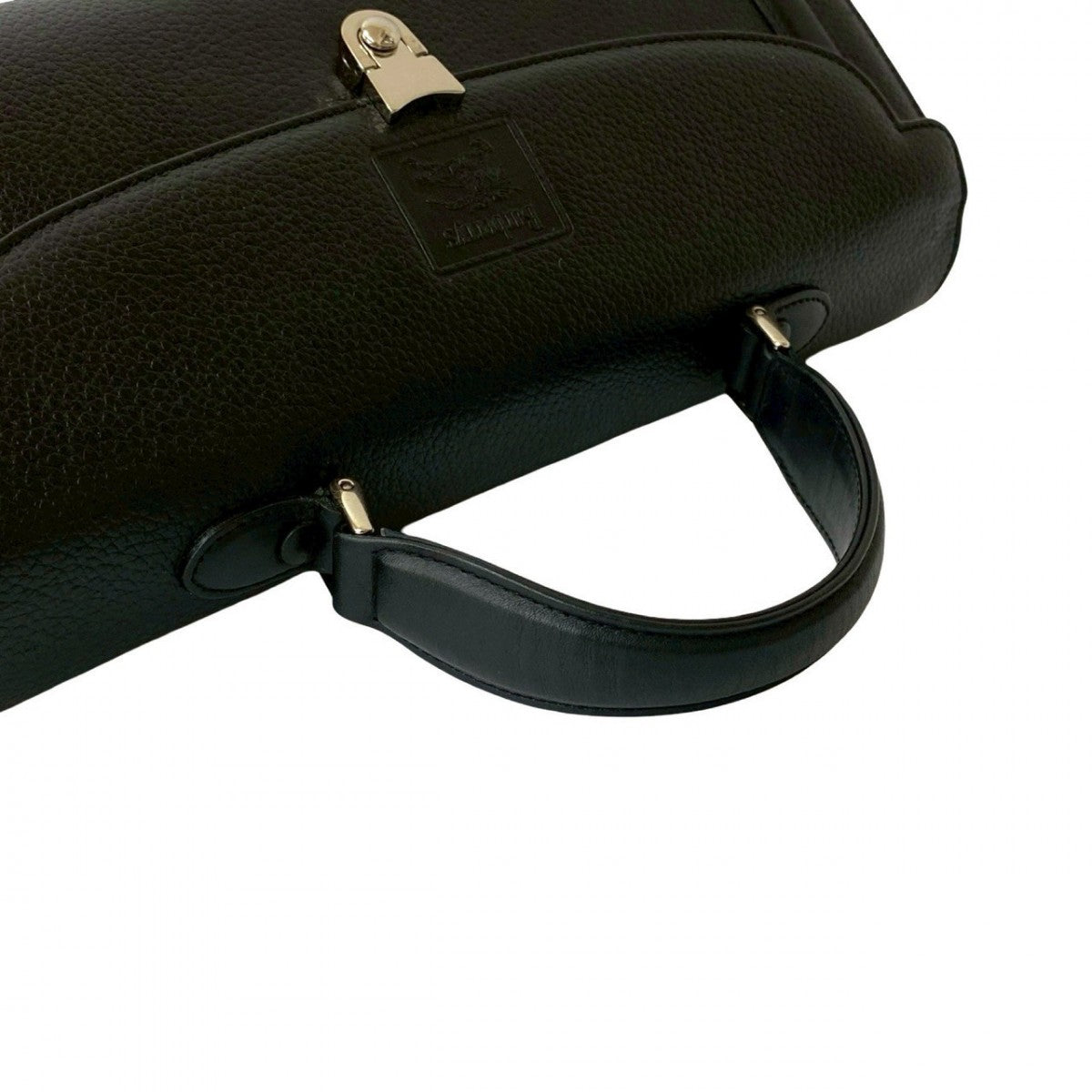 BURBERRY Handbag leather black