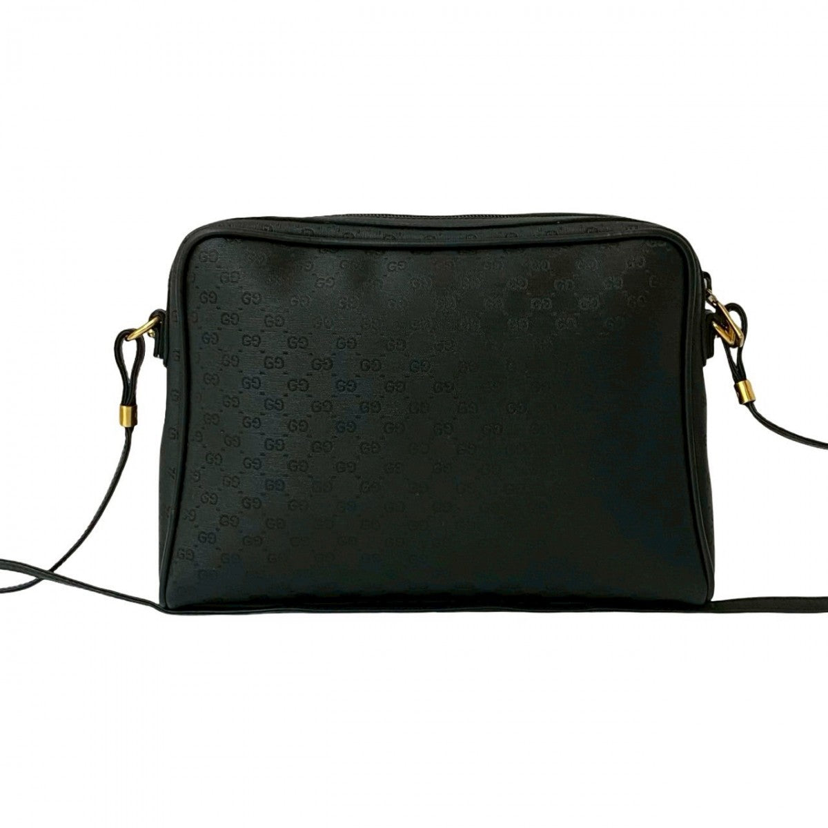 GUCCI Shoulder Bag leather black