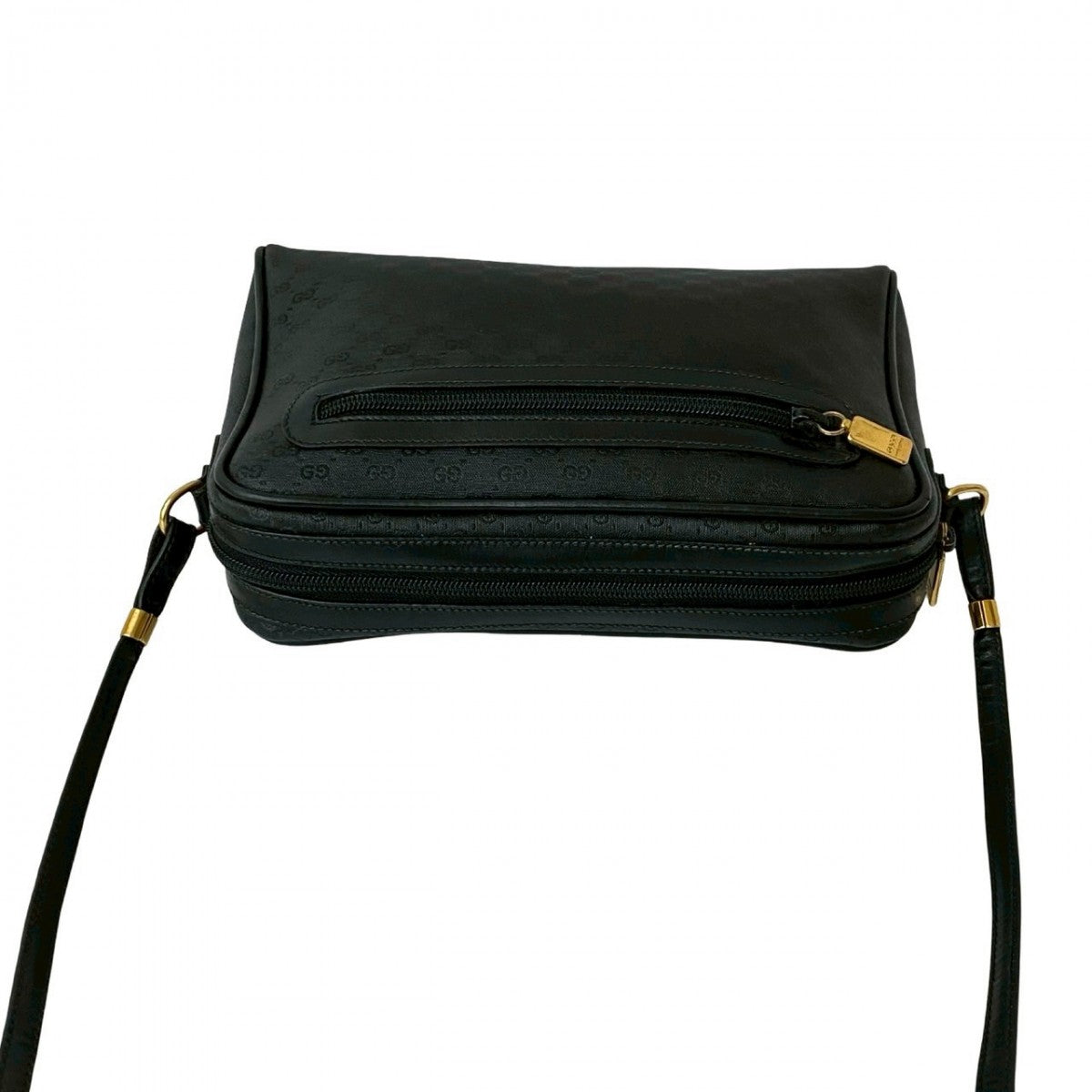 GUCCI Shoulder Bag leather black