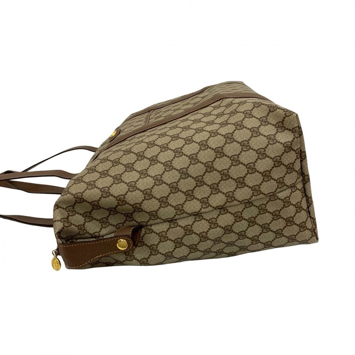GUCCI Boston Duffel bag leather Brown
