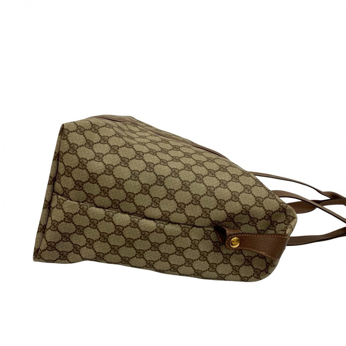 GUCCI Boston Duffel bag leather Brown