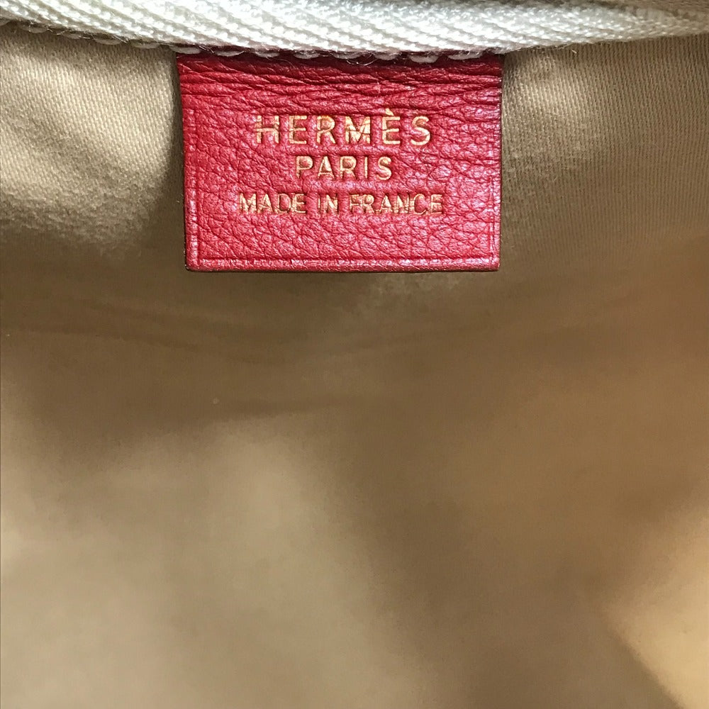 HERMES Shoulder Bag Toruash / Leather beige victoria square