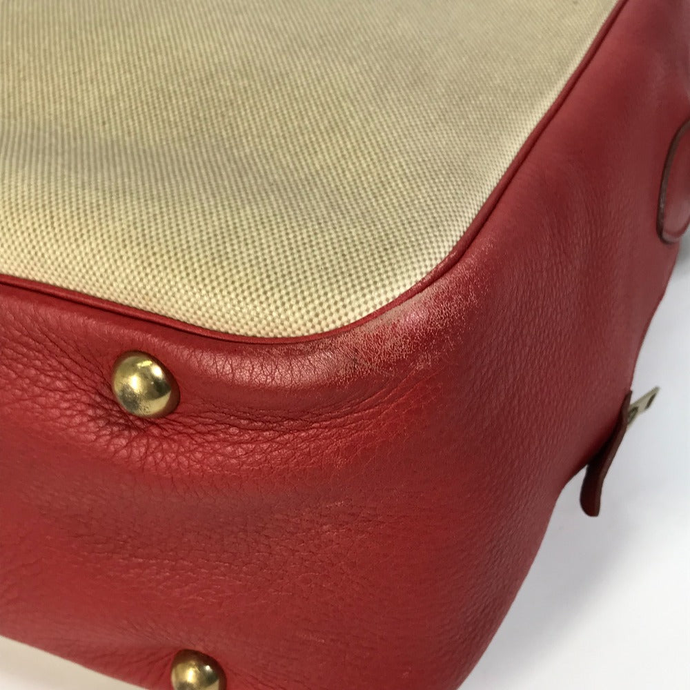 HERMES Shoulder Bag Toruash / Leather beige victoria square