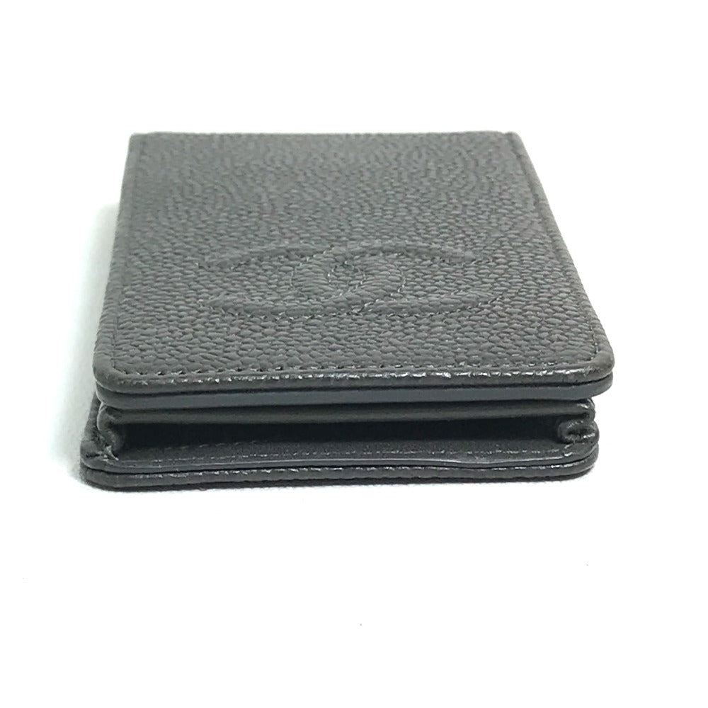 CHANEL iPhone case Caviar skin gray CC COCO Mark iphone4 / 4S compatible