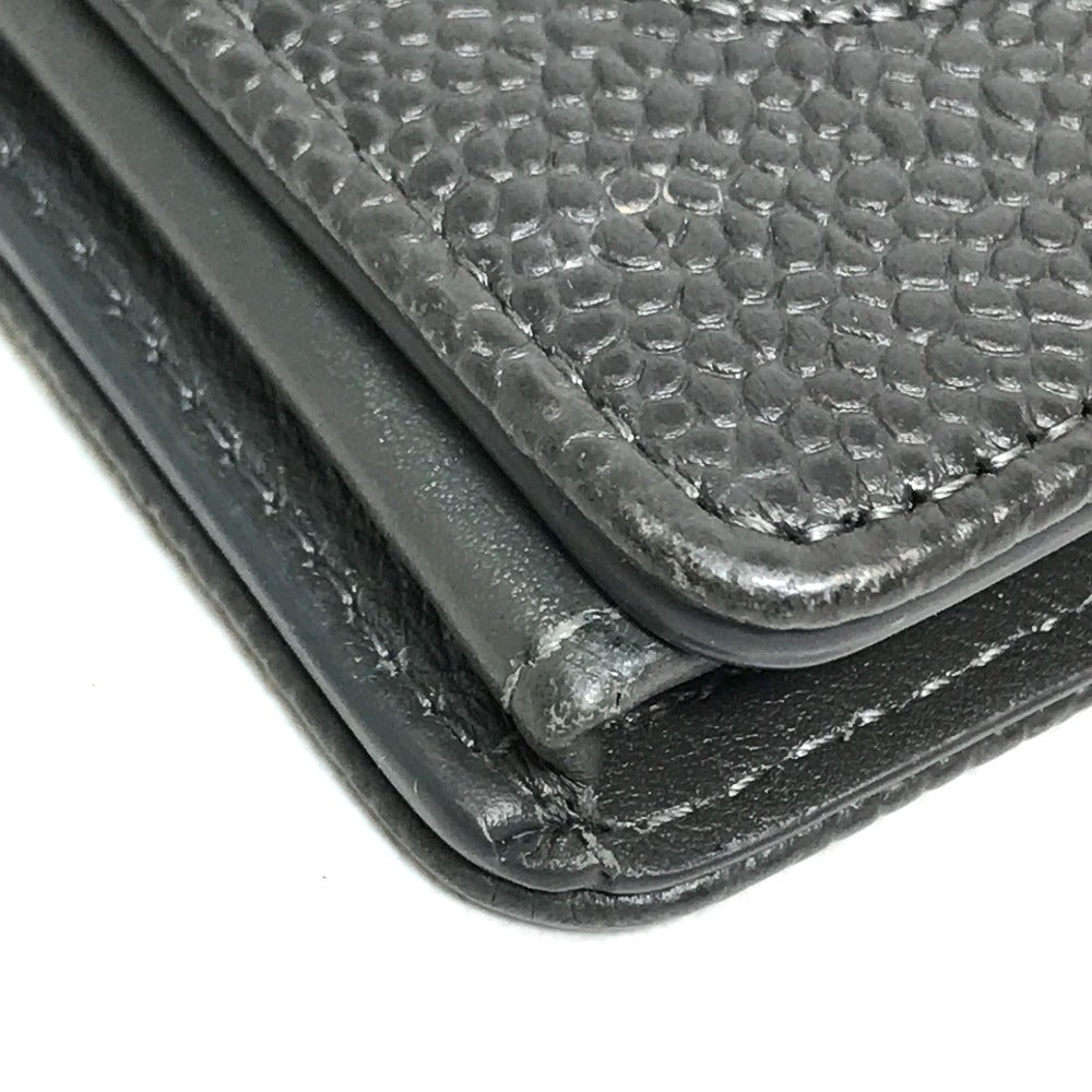 CHANEL iPhone case Caviar skin gray CC COCO Mark iphone4 / 4S compatible
