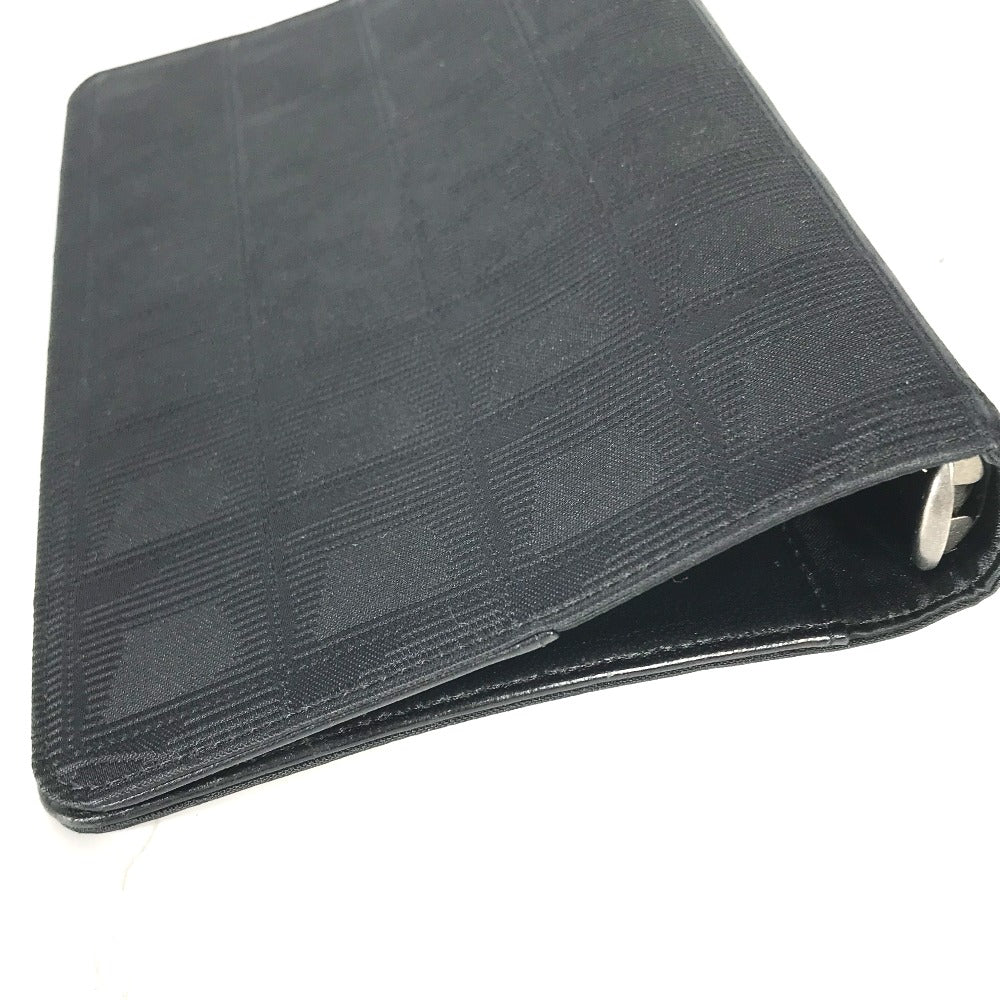 CHANEL Notebook cover Nylon black New travel line logo
