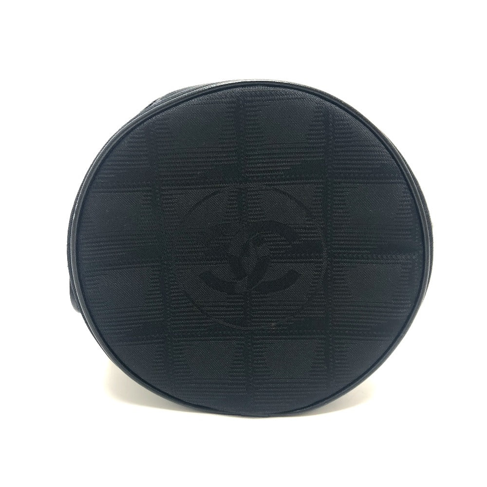 CHANEL Cosmetics Pouch A17682 Nylon jacquard black New travel line