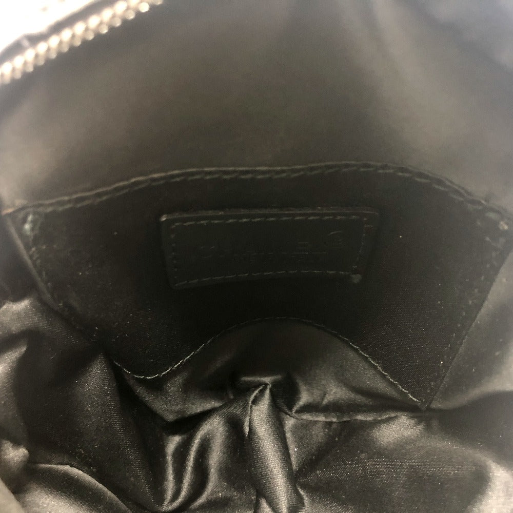 CHANEL Cosmetics Pouch A17682 Nylon jacquard black New travel line