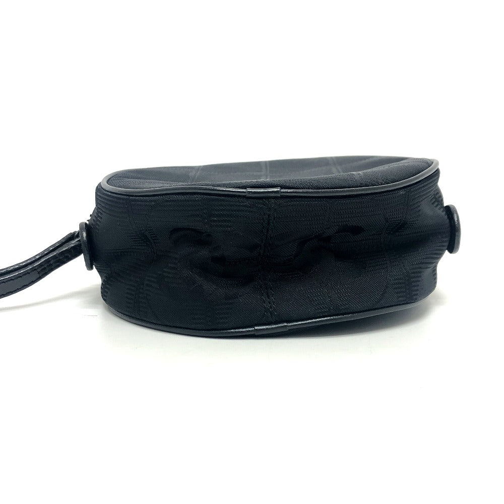 CHANEL Cosmetics Pouch A17682 Nylon jacquard black New travel line