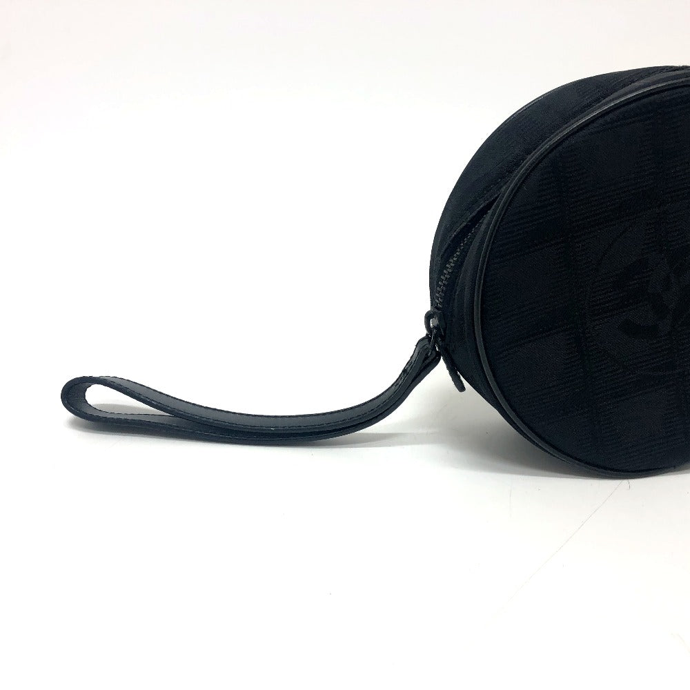 CHANEL Cosmetics Pouch A17682 Nylon jacquard black New travel line